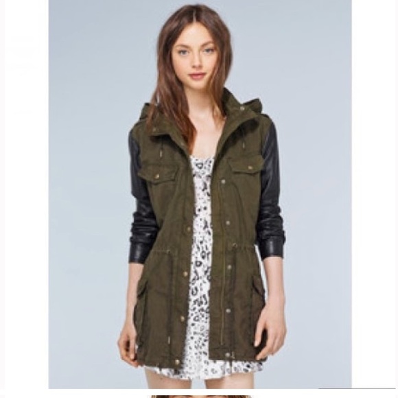 Talula Trooper Balfour Jacket with Leather Sleeves - XS - Picture 1 of 8